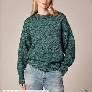 J Crew new with tags womens relaxed crewneck pullover sweater